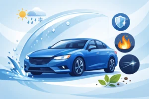 Mitä keraaminen pinnoitus suojaa autossa?