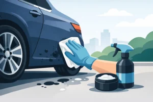 Miten poistaa bitumi autosta turvallisesti | ZK-Detailing Miten poistaa bitumi autosta turvallisesti