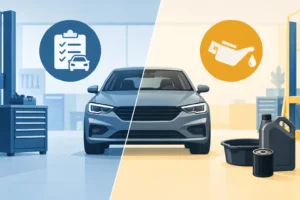 Auton määräaikaishuolto vai öljynvaihto?