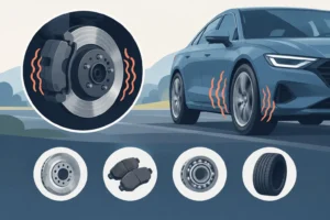 Miksi auto tärisee jarruttaessa? Yleisimmät syyt