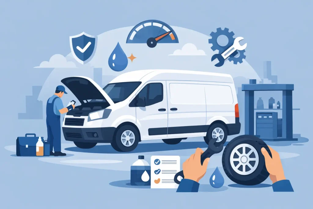 Miten huoltaa yrityksen pakettiauto oikein | ZK-Detailing Miten huoltaa yrityksen pakettiauto oikein?