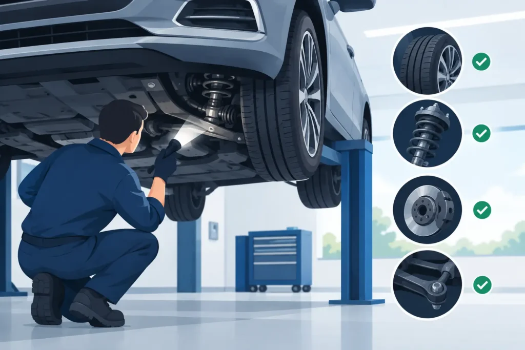 Auton alustan tarkastusopas kulumiin ja huoltoon | ZK-Detailing Auton alustan tarkastusopas kulumiin ja huoltoon