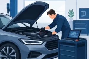 Auton sähkövian korjausesimerkki käytännössä | ZK-Detailing Auton sähkövian korjausesimerkki käytännössä